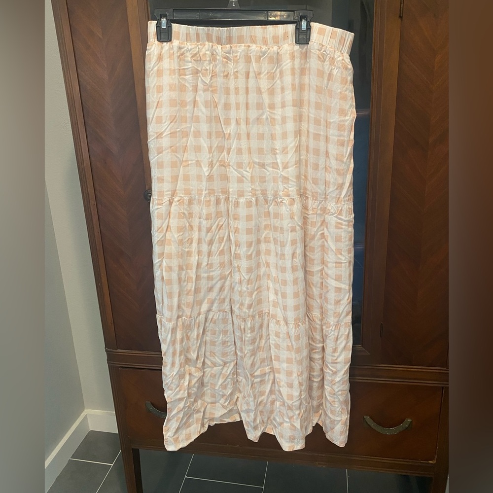 Peaches and Cream Maxi Skirt